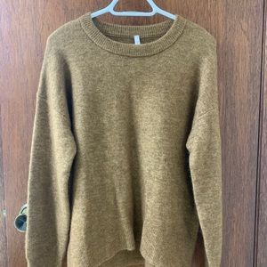 The group by Babaton Mustard brown Sweater